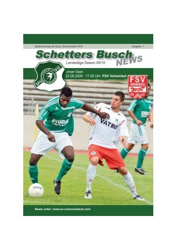 Ausgabe 1 - sv-schonnebeck.com