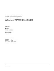 Volkswagen VDA4938 Global INVOIC - Volkswagen Group Supply ...