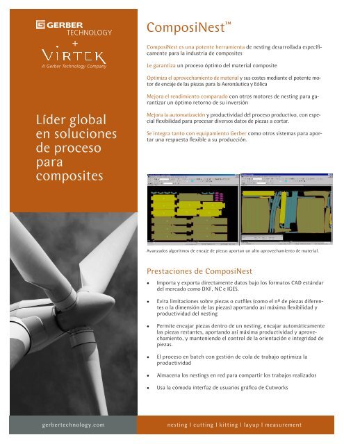 LÃ­der global en soluciones de proceso para composites ComposiNest