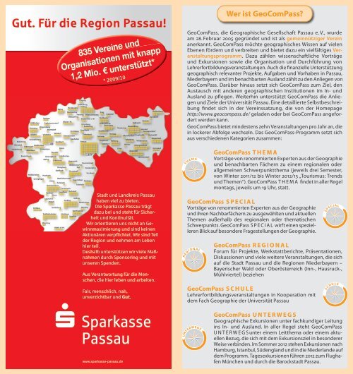 GeoComPass-Programm Sommer 2012 - Universität Passau