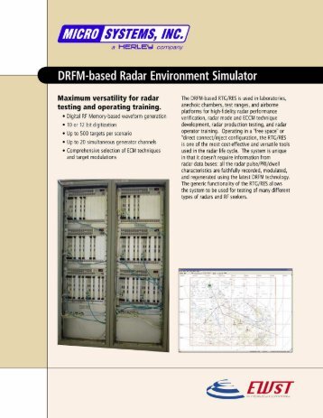 DRFM RES, Radar Environment Simulator - Herley