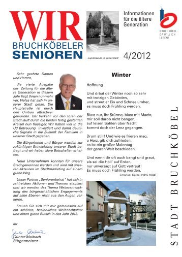 Seniorenzeitung 4 - 2012 - Stadt Bruchköbel