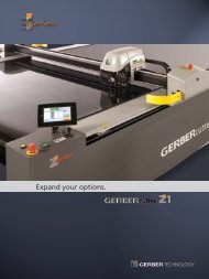 Expand your options. - Gerber Technology