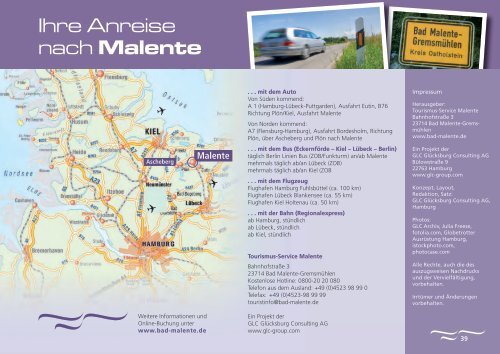 Urlaubsmagazin Malente (PDF) - Bad Malente