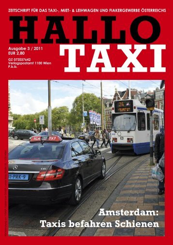 Amsterdam: Taxis befahren Schienen - bei Taxi 60160