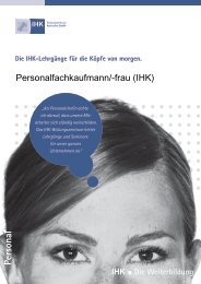 Personal - IHK-Bildungszentrum Karlsruhe