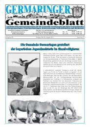 Ausgabe 17/2011 vom 26.08.2011 - Gemeinde Germaringen
