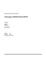 Volkswagen VDA4938 Global INVOIC - Volkswagen Group Supply ...