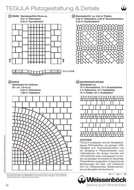 TEGULA® Pflaster - Weissenböck