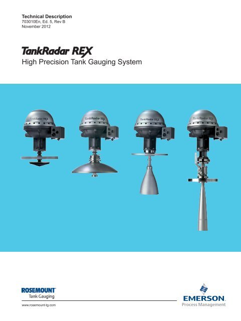 TankRadar Rex - Rosemount Tank Radar