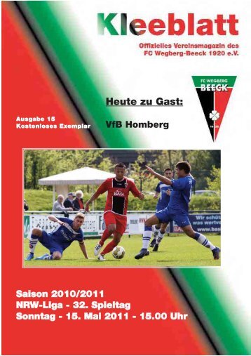 Ausgabe 15 Saison 2010 - 2011:Layout 1.qxd - FC Wegberg-Beeck ...