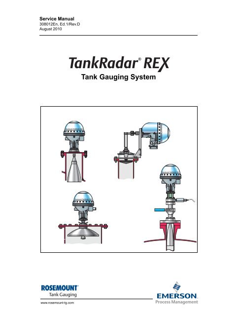 TankRadar Rex Service Manual - Emerson Process Management