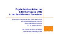 Ergebnispräsentation vom 28.09.2010 zur ... - in Gernsheim