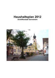 Haushaltsplan 2012 - in Gernsheim