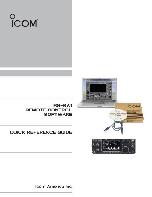 Download the RS-BA1 Quick Reference Guide - Icom America