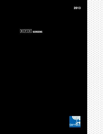 le catalogue complet de Gerriets Screens