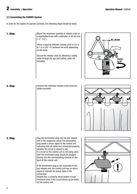 KABUKI G2 Curtain Drop System: Operation manual - Gerriets