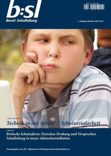 Technik in der Schule // Schulsozialarbeit - b:sl-Beruf Schulleitung