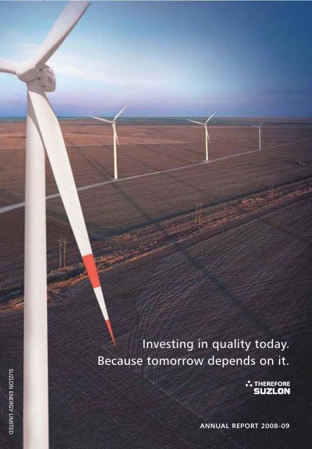 annual report 2008-09 - Suzlon