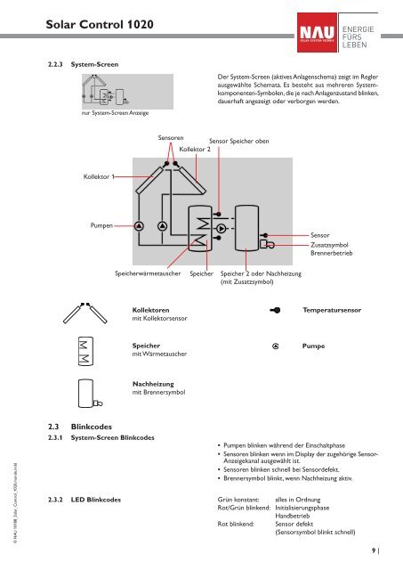 Solar Control 1020 - Nau