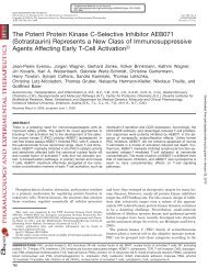 The Potent Protein Kinase C-Selective Inhibitor AEB071 - Journal of ...