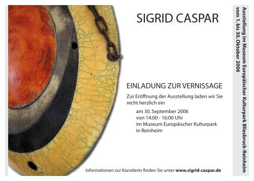 Einladung Finissage/Vernissage