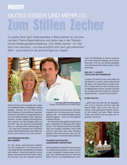 Ausgabe 2 / 2011 (PDF - 3 9 MB) - im E-Werk Wels