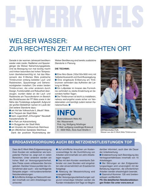Ausgabe 2 / 2011 (PDF - 3 9 MB) - im E-Werk Wels