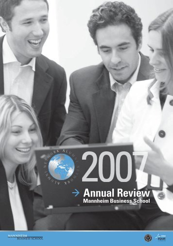 Annual Review 2007 - Mannheim Business School