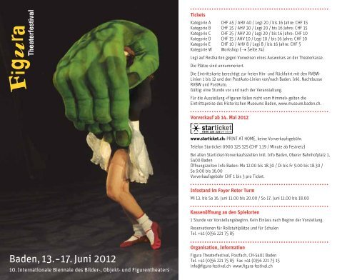 Programmheft Figura Theaterfestival - ACT - Berufsverband der ...