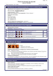 Fiche de données de sécurité - Kreativ.de