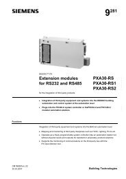 PXA30-RS, PXA30-RS1,PXA30-RS2 Extension modules for ... - Persy