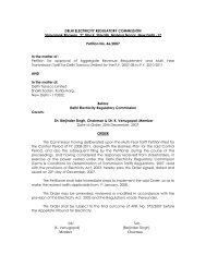 Member Chairman - Delhi Electricity Regulatory Commission