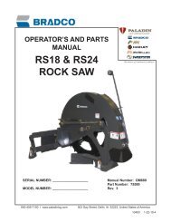 Rock Saw, RS18 and RS24 - Paladin Light Construction