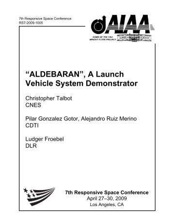 “ALDEBARAN”, A Launch Vehicle System Demonstrator