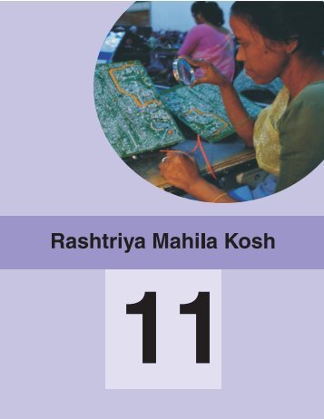 Rashtriya Mahila Kosh - Ministry of Women and Child Development