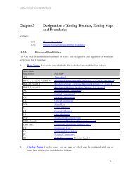 Chapter 3 Designation of Zoning Districts, Zoning Map ... - City of Mesa