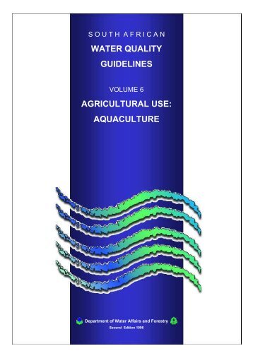 water quality guidelines - Department of Water Affairs and Forestry