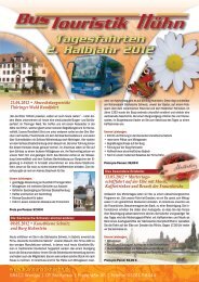 Katalog 2012 2.Halbjahr im PDF-Format - Bus Touristik Hühn