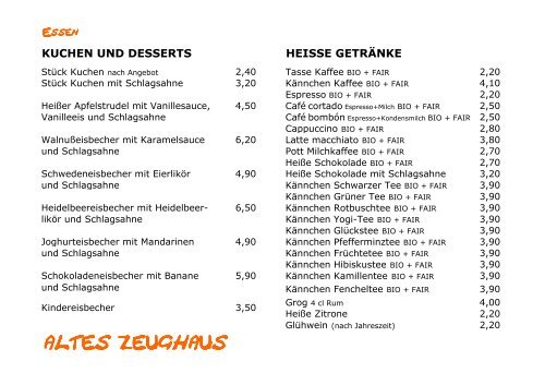 Alten Zeughaus - Altes Zeughaus