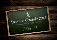 Speisekarte 2012 - Restaurant
