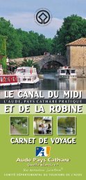 Le Canal du Midi et de la Robine - Audetourisme