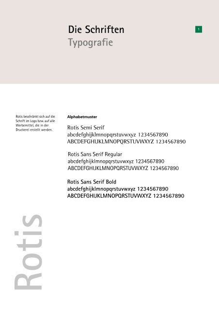 Die Schriften Typografie - Kommunikation Land Steiermark