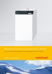 Weishaupt Gas-Brennwertkessel WTC-GB 90