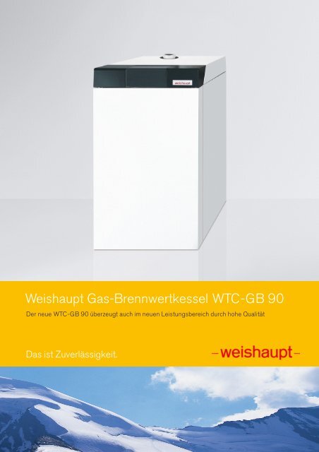 Weishaupt Gas-Brennwertkessel WTC-GB 90