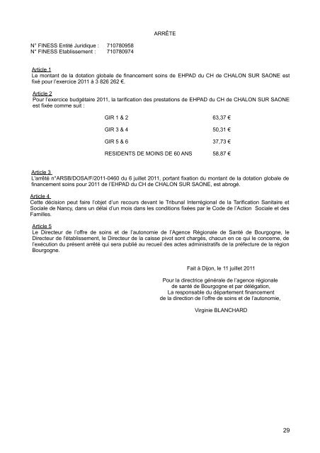 N° 207 - Préfecture de la Région Bourgogne et de la Côte-d'Or