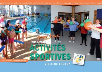 des activités sportives municipales pour la saison - Mairie de Toulon