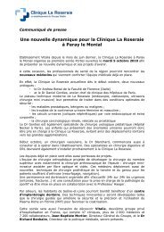 Une nouvelle dynamique pour la Clinique La Roseraie - Vitalia