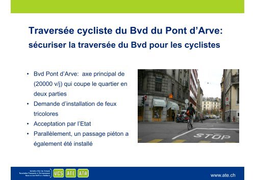 Ecomobilité à Cluse-Roseraie - Rue de l'avenir