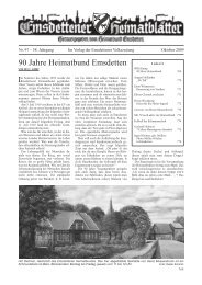 Heimatblatt Nr. 97 - Heimatbund Emsdetten